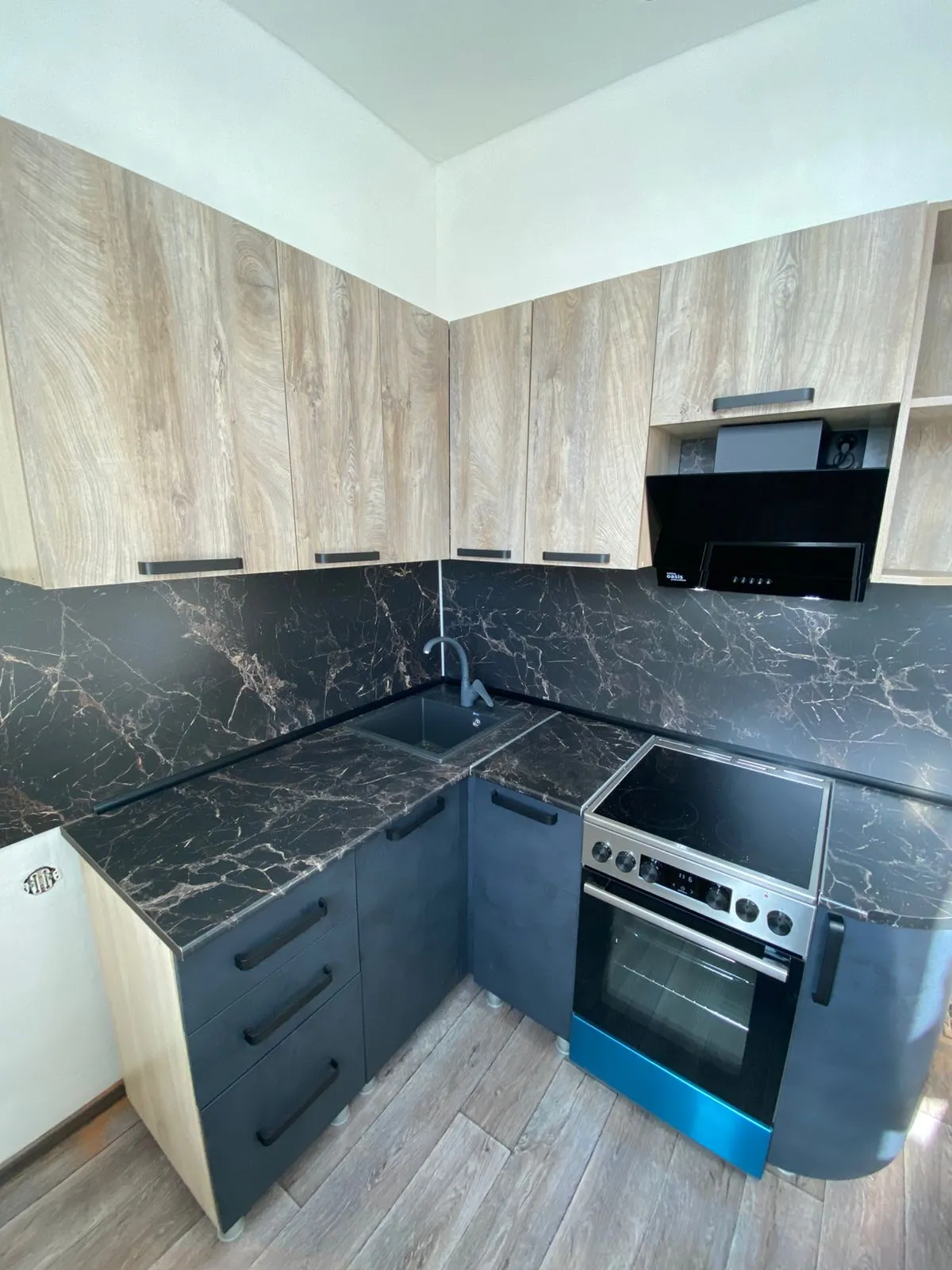 Индивидуальный проект кухня Крафт 1,4*1,8м г.Киселевск