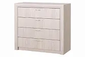 ОКТАВА Комод 4Я (спальня) Ясень анкор светлый