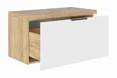 YourHouse [Гостиная] Тумба подвесная ТМЯ-800 (1 ящ.) Фасад МДФ Белый глянец
