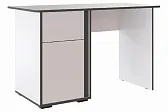 Спальня Асцелла Стол письменный белый/графит серый