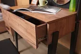 Nature 43 (спальня) Стол туалетный Дуб табачный Craft-Черный