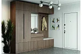 КАНТРИ Стеллаж СЖ-001 (с сидушкой) Loft 000_Бежевый велюр /Тира U1171 (УД)/ЛДСП - Кадена Вуд 