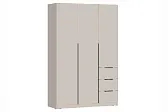 ВЕНТУРО Шкаф ШК-002 (3-ств, с ящиками) Корпус - Кашемир 2,75 
