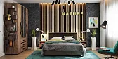 Nature 59 (спальня) Зеркало навесное Дуб табачный Craft