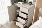 МИРЕН Комод КМ-002 Корпус - Кашемир 5981 BS  Фасад МДФ - матовая Моно керамика