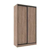 Шкаф-купе 1200 Домашний лдсп/лдсп Дуб табачный Craft