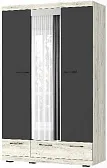 СОНАТА Спальня Шкаф ШСЗ-1350 Дуб Крафт белый/Антрацит