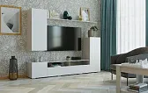 МИЯ Гостиная Анкор-Белый глянец