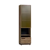 Nature 13 (гостиная) Шкаф для посуды Дуб табачный Craft - Черный