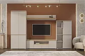 ГРЕТТА Полка навесная 1350 Кашемир-Дуб Экспресив песочный
