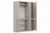 МИРЕН Шкаф ШК-003 (3 ств.) Корпус - Кашемир 5981 BS  Фасад МДФ - матовая Моно керамика