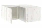 Антресоль Эльтон угловая 2С Крафт белый