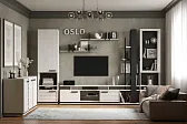 Oslo 1 (гостиная) Шкаф МЦН Бетон Пайн светлый - Черный