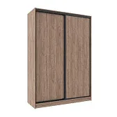Шкаф-купе 1600 Домашний лдсп/лдсп Дуб табачный Craft
