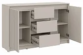 МИРЕН Комод КМ-003 Корпус - Кашемир 5981 BS  Фасад МДФ - матовая Моно керамика