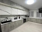 Модульная кухня Бетон светлый Монте белый