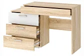 СОНАТА Спальня Стол косм. СКС-1200 Сонома-Белый глянец