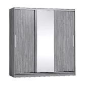 Strike 2000 Шкаф-купе зеркало/лдсп Atelier светлый