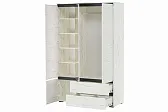 ГРЕТТА Шкаф 4С2Я Крафт белый-Антрацит