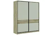 БОСТОН ШК-005 Шкаф-купе ЛДСП (Комплект) Корпус - Дуб Крафт серый  Фасад ЛДСП - Кашемир 5981 BS