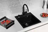 Мойка ULGRAN U-406 510*450 мм ультра черный 344