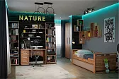 Nature 84 (молодежная) Стол письменный Дуб табачный Craft-Мокко