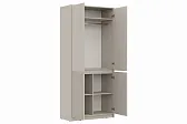 МИРЕН Шкаф ШК-002 (2 ств.) Корпус - Кашемир 5981 BS  Фасад МДФ - матовая Моно керамика