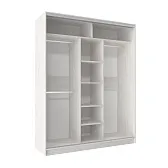 Шкаф-купе 1800 Домашний лдсп/лдсп Ясень Анкор светлый