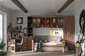 Nature 85 (молодежная) Стеллаж-надстройка Дуб табачный Craft- Мокко