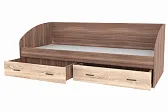 Кровать с ящиками Орион Ясень шимо/Дуб сонома