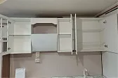 Кухня Верона Матовый Дуб фактурный Белый/Дуб фактурный шоколад/Белый/Стол-ца Т-38 Мрамор Итальянский