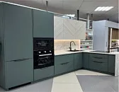 Модульная кухня Шарли Green Диагональ Жемчуг