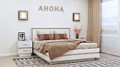 Анона 5 (спальня) Зеркало Белый