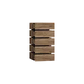 Nature 6 (гостиная) Комод Дуб табачный Craft - Черный
