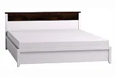 Норвуд 31 (спальня) Кровать 1800 Белый - Орех шоколадный