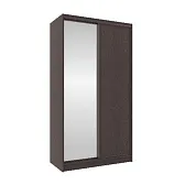 Шкаф-купе 1200 Домашний зеркало/лдсп Венге