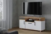 Тумба ТВ 003с дуб крафт золотой/белый