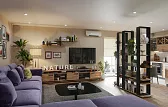 Nature 3 (гостиная) Тумба ТВ Дуб табачный Craft - Черный