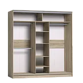 Strike 2000 Шкаф-купе зеркало/лдсп Дуб Сонома