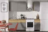 Квик-Степ Кухня 1,6 м. Корпус ЛДСП - Дуб Крафт золотой