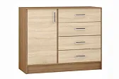 Комод Катрин-6 ясень шимо/дуб сонома