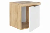 YourHouse [Гостиная] Тумба подвесная ТМС-400 (1 ств.) Фасад Белый глянец