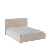 Корпус Рио интерьерной кровати (1,4м) бежевый квадрат