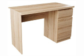 Стол письменный " Твист" однотумбовый дуб сонома (правый)