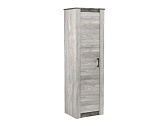 Шкаф 1-но дверный Денвер (спальня) Риббек серый / Камень темный