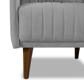 Кресло Градара 4кат. LUMA 13 (светло серый велюр)
