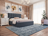 Интерьерная кровать Люкс с орт.основанием 180*200см