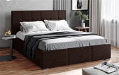 Корпус Рио интерьерной кровати (1,4м) коричневый квадрат