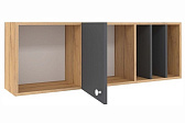 Лойс 88 (молодежная) Шкаф навесной Дуб золотистый / Графит//