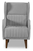 Кресло Градара 4кат. LUMA 13 (светло серый велюр)